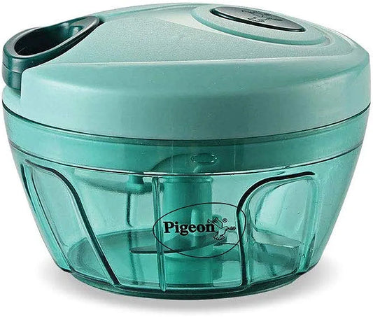 400ml Mini Handy and Compact Chopper with 3 Blades for Effortlessly Chopping Vegetables and Fruits for Your Kitchen (12420, Green, 400 ml)